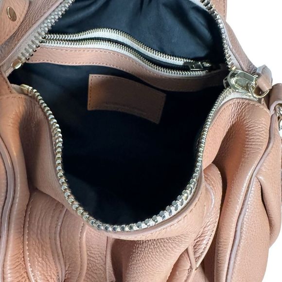 Alexander Wang Rocco Dumbo Studded Duffle Bag Blush Leather Satchel handbag - Picture 10 of 16